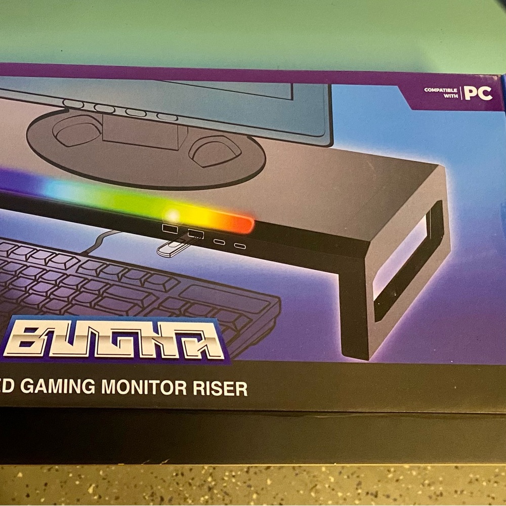 RGB Gaming Monitor Riser Stand